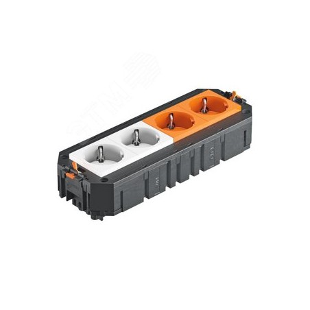 Коробка монтажная укомплектованная UT4 GST18i (2+2 розетки)