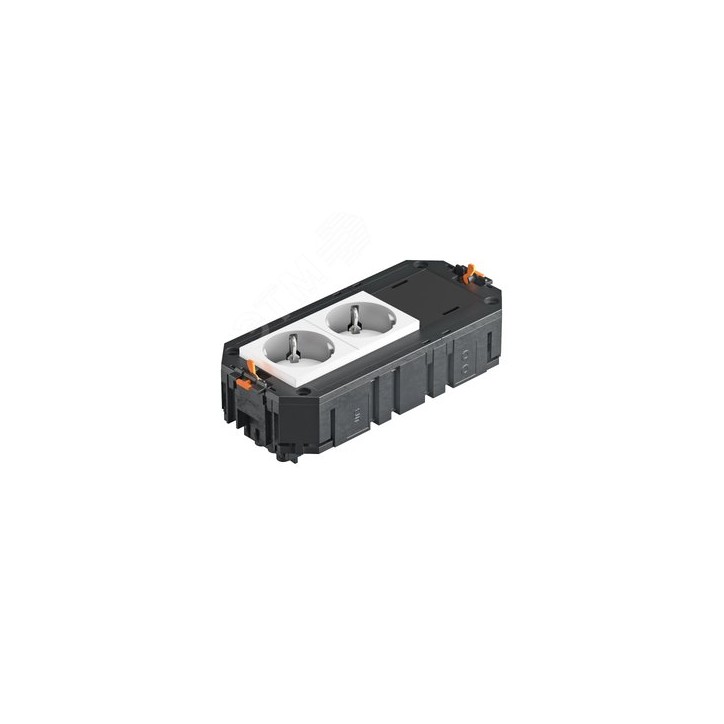 Коробка монтажная укомплектованная UT3 GST18i (2 розетки + заглушка)