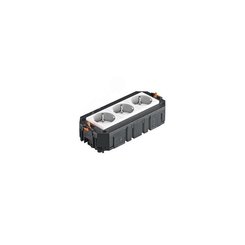 Коробка монтажная укомплектованная UT3 GST18i (3 розетки)