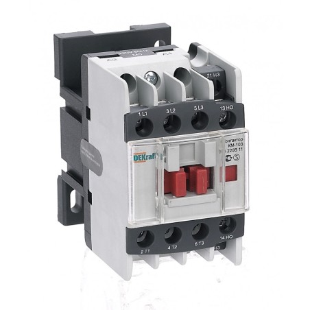 Контактор 9А 24В АС3 1НО+1НЗ КМ-103