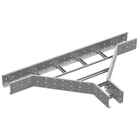 Тройник для лестничного лотка ЛКР 600х160, толщ. 2,0 мм, Сендзимир цинк