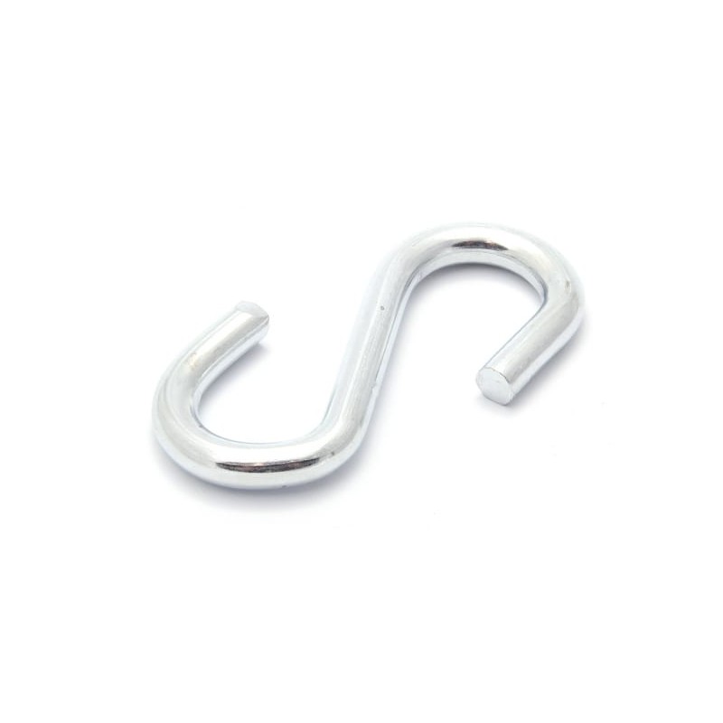 Крючок 4мм S-образный оцинкованный