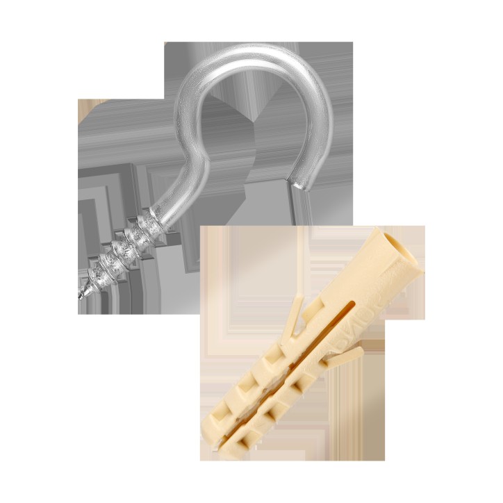 Крюк-шуруп 4,2х50 оцинкованный (6 шт.) Крюк-шуруп 4,2х50 оцинкованный (6 шт.)