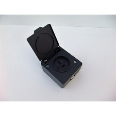 Розетка РШ 42В 10А брызгозащищенная наружная IP43