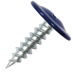 Саморез металл/металл 4.2х19 пресс-шайба острый RAL5005