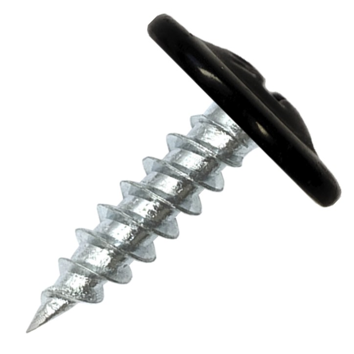 Саморез металл/металл 4.2х19 пресс-шайба острый RAL9005