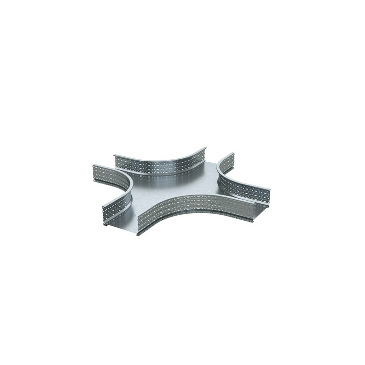 Ответвитель Х-образный листовой 100х400 R-660мм горячеоцинкованный Ответвитель Х-образный листовой 100х400 R-660мм горячеоцинкованный