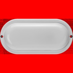 Светильник светодиодный ДБП-15вт OBL-O4-15-4K-WH-IP65-LED