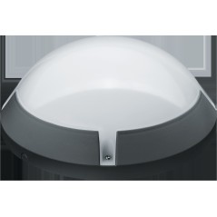 Светильник светодиодный ДБП-13w 4000K 1150Лм круглый пластиковый IP65 черный