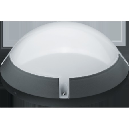 Светильник светодиодный ДБП-13w 4000K 1150Лм круглый пластиковый IP65 черный