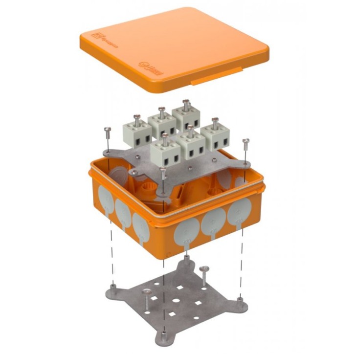 Коробка огнестойкая для о/п двухкомпонентная 60-0303-FR2.5-12 Е15-Е120 100х100х40