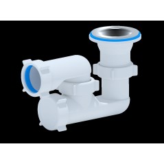 Сифон для душевого поддона АНИ 1 1/2'x40 регулируемый