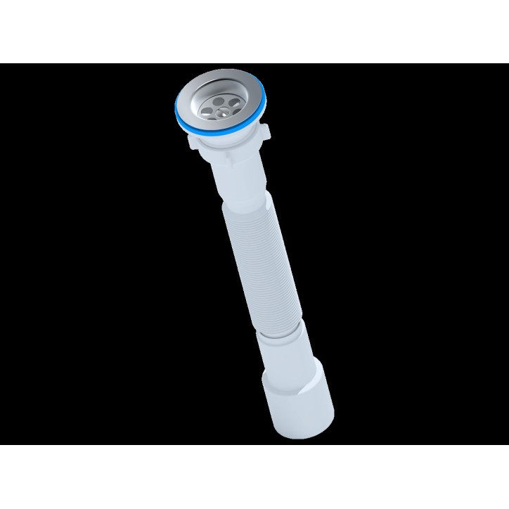 Сифон гофрированный АНИ 1 1/2'x40/50