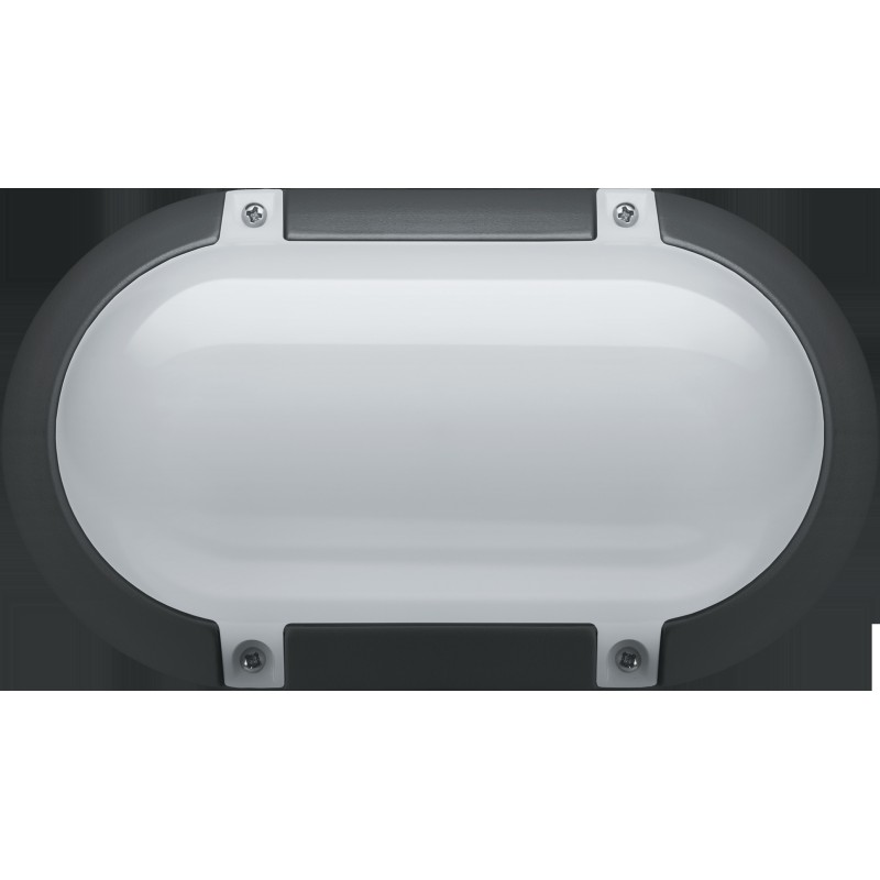 Светильник светодиодный ДБП-8w 4000K 700Лм IP65 овальный пластиковый черный