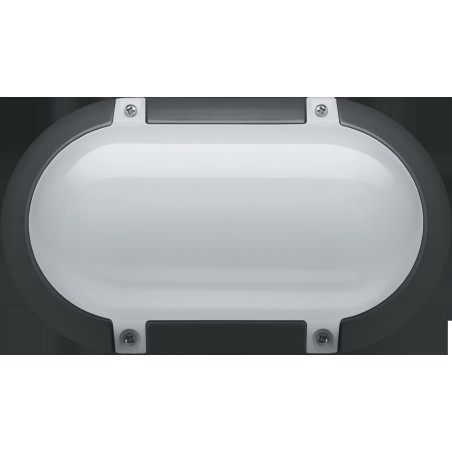Светильник светодиодный ДБП-8w 4000K 700Лм IP65 овальный пластиковый черный