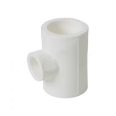 Тройник переходной 63x20x63 мм полипропиленовый PPR белый