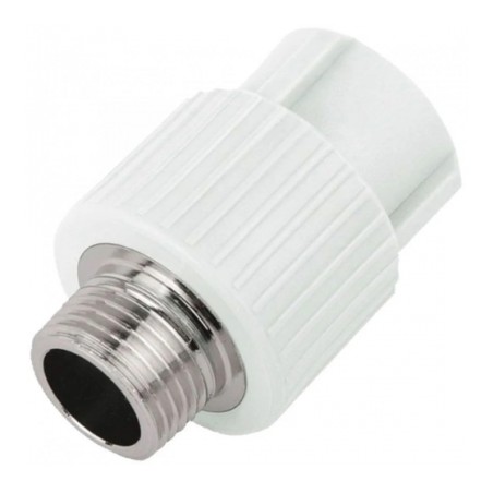 Муфта комбинированная 32x1' НР полипропиленовая PPR белая