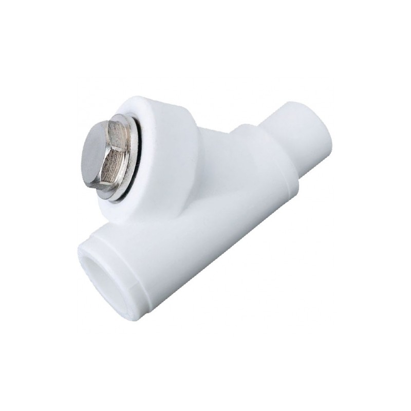 Фильтр сетчатый ВН 20x1/2' полипропиленовый PPR белый