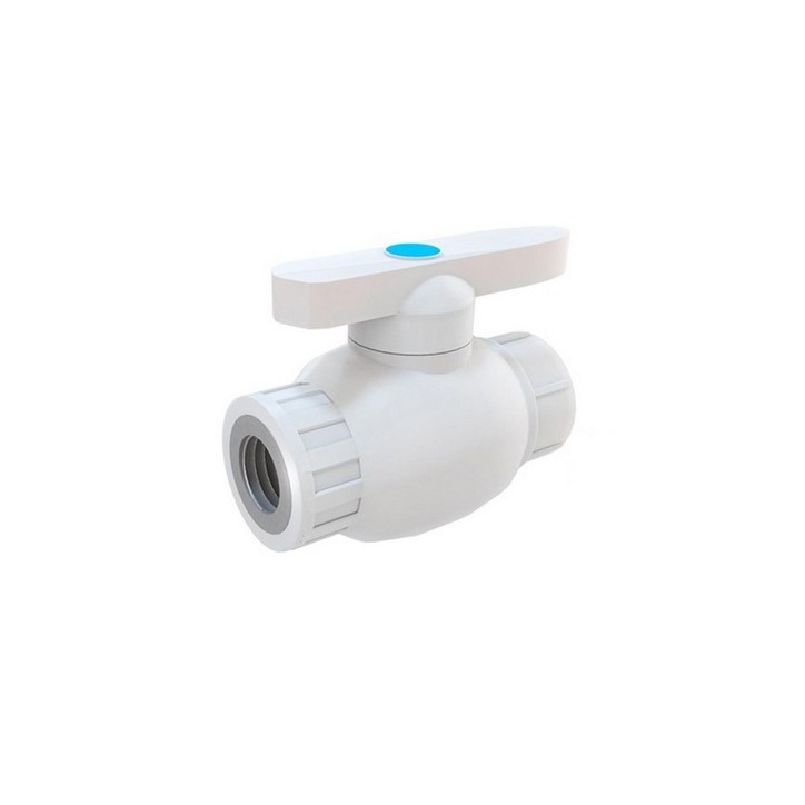 Кран шаровой комбинированный ВР 25х3/4 (70/10) БЕЛЫЙ