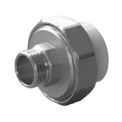 Муфта полипропиленовая PPR разъемная НР 25x1/2'