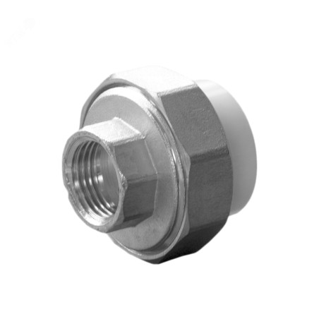 Муфта полипропиленовая PPR разъемная ВР 25x1/2'
