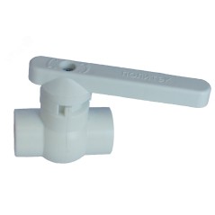 Кран шаровой 25мм полнопроходной полипропиленовый PPR