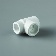 Тройник переходной 40x20x40 полипропиленовый PPR белый