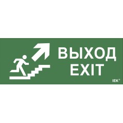 Этикетка самоклеящаяся 350х130мм ''Выход/лестницавверх/фигура'' IEK