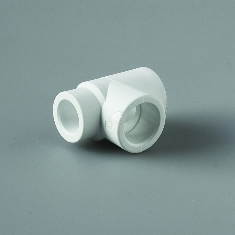 Тройник переходной 40x25x40 полипропиленовый PPR белый