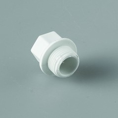 Заглушка резьбовая 1/2' полипропиленовая PPR белая