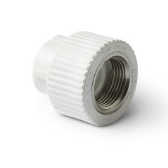 Муфта комбинированная 25x3/4' ВР полипропиленовая PPR белый