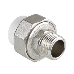 Муфта разъемная 25x3/4' НР полипропиленовое PPR белое