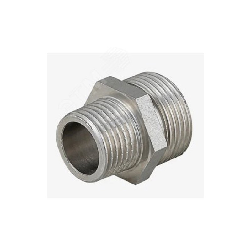 Ниппель НН 1'1/4х3/4' переходной, никелированный