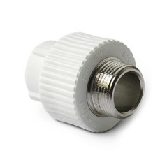Муфта комбинированная 32x3/4' НР полипропиленовая PPR белый