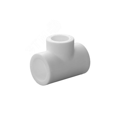 Тройник полипропиленовый PPR переходной 25х20х25мм белый