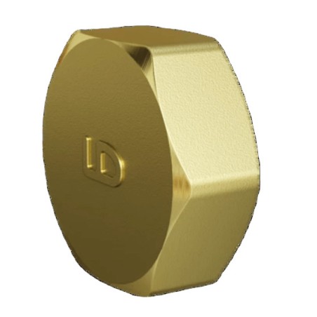 Заглушка DN40 (1 1/2'') ВР латунь