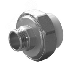 Муфта полипропиленовая PPR разъемная НР 20x1/2'