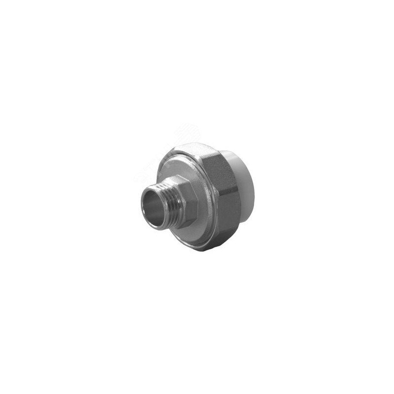 Муфта полипропиленовая PPR разъемная НР 25x3/4'