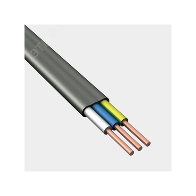 ВВГ-Пнг(А)-LS 3х1,5 (N, PE) – 0,66 (бухта 10м)