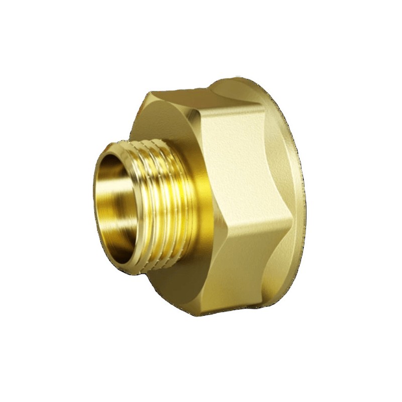Переход DN15х10 (1/2''ВР х 3/8''НР) латунь