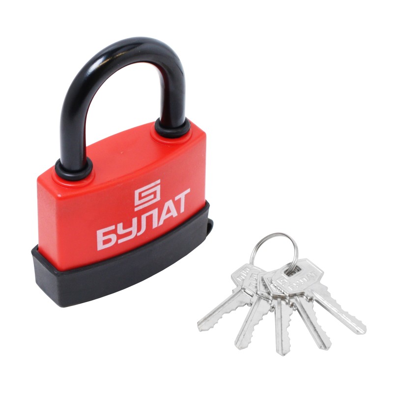 Замок навесной Булат ВС 1-П80ПЛ всепогодный 5кл. d-12мм