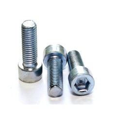 Винт DIN 912 М10х45 с цилиндрической головкой и внутренним шестигранником класс прочности 8.8 покрыт