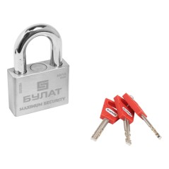 БУЛАТ ВС 3-С60 НС нержавеющая сталь 3кл. d-12мм Замок навесной (36,12)