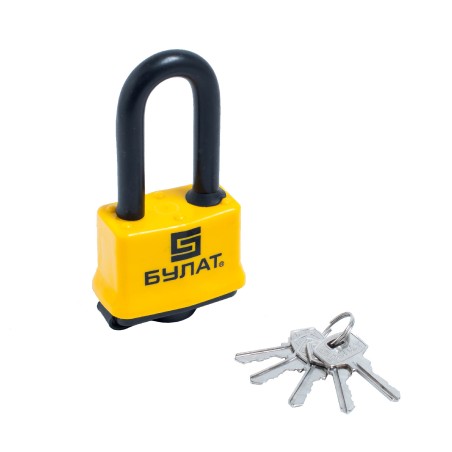 БУЛАТ ВС 0350-01 всепогодный 5кл. d-11мм Замок навесной (36,6)