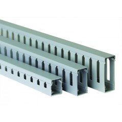 Короб перфорированный RL75 15x40 серый QUADRO