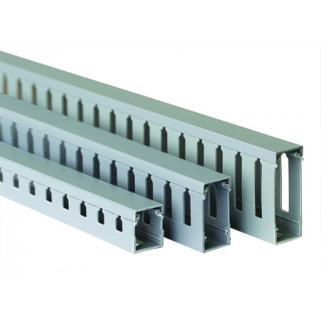 Короб перфорированный RL75 15x40 серый QUADRO