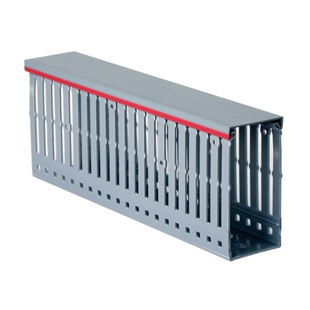 Короб перфорированный RL6 40x40 серый QUADRO