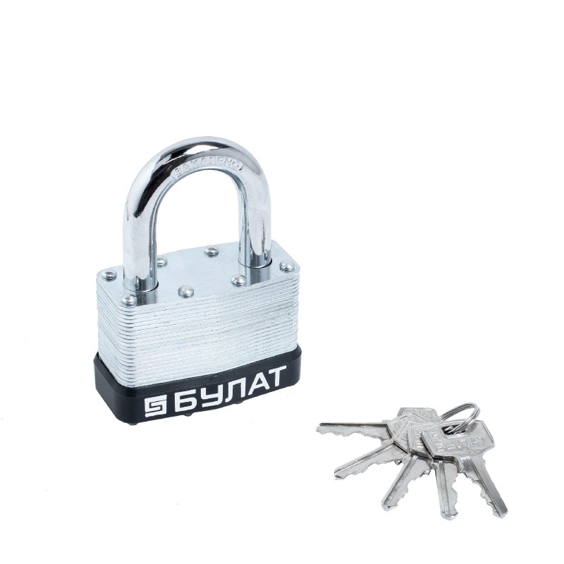 БУЛАТ ВС 0165 стальной 5кл. d-11мм Замок навесной (24,6)