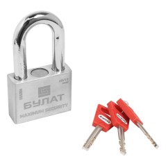 БУЛАТ ВС 3-С60-01 НС нержавеющая сталь 3кл. d-12мм Замок навесной (36,12)