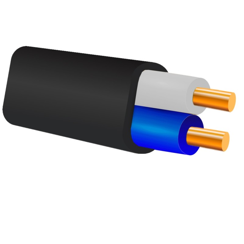 Кабель силовой ВВГ-Пнг(А)-LS 2х2.5ок (N) - 0.66